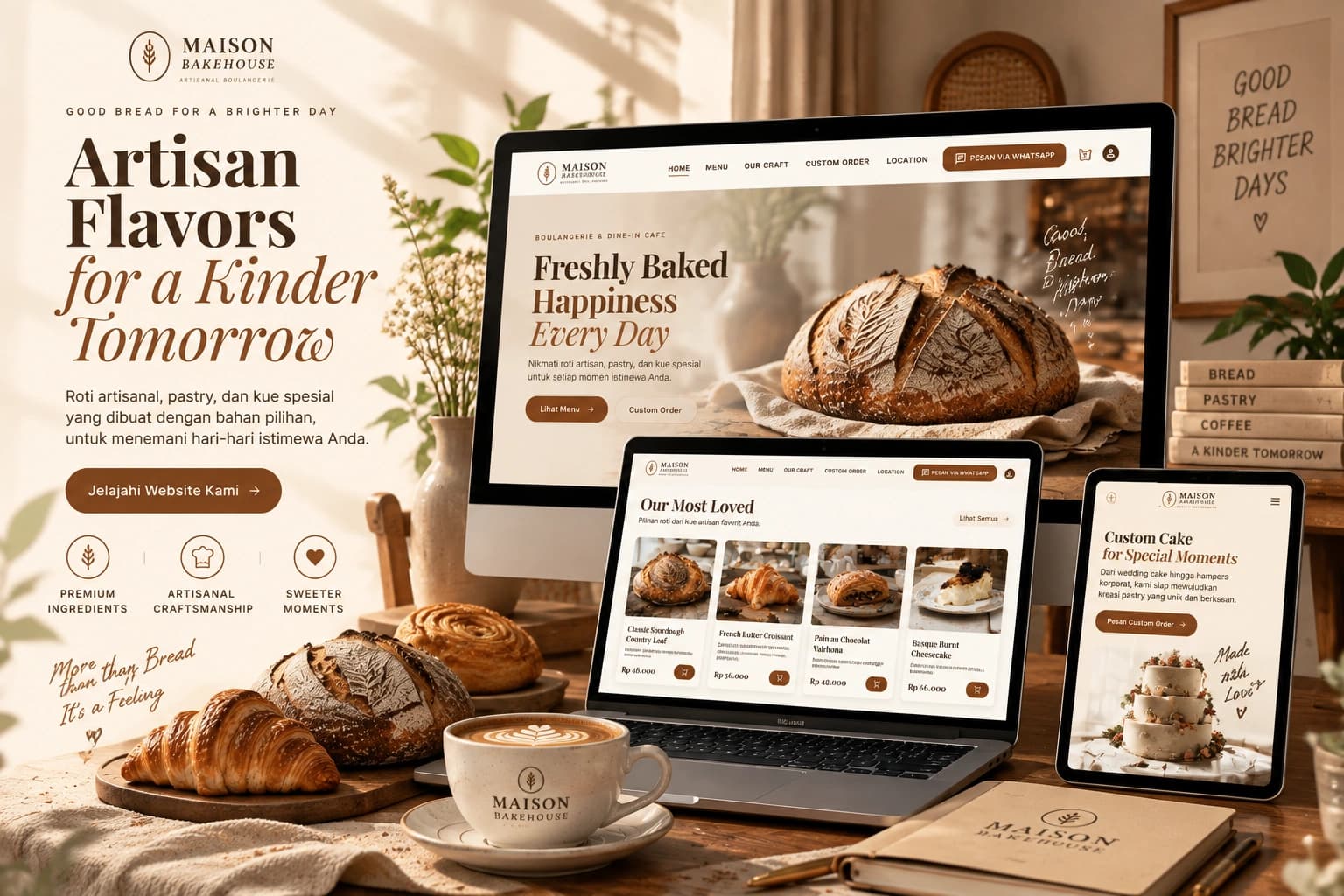 Cover project Maison Bakehouse — Website